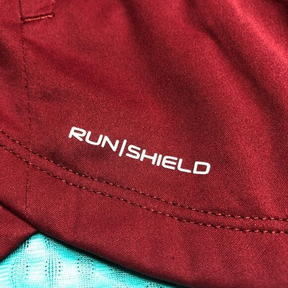 Saucony Women’s Red Run Shield Front Zip Long Sleeve Thumb Hole Jacket Size L - Picture 4 of 12